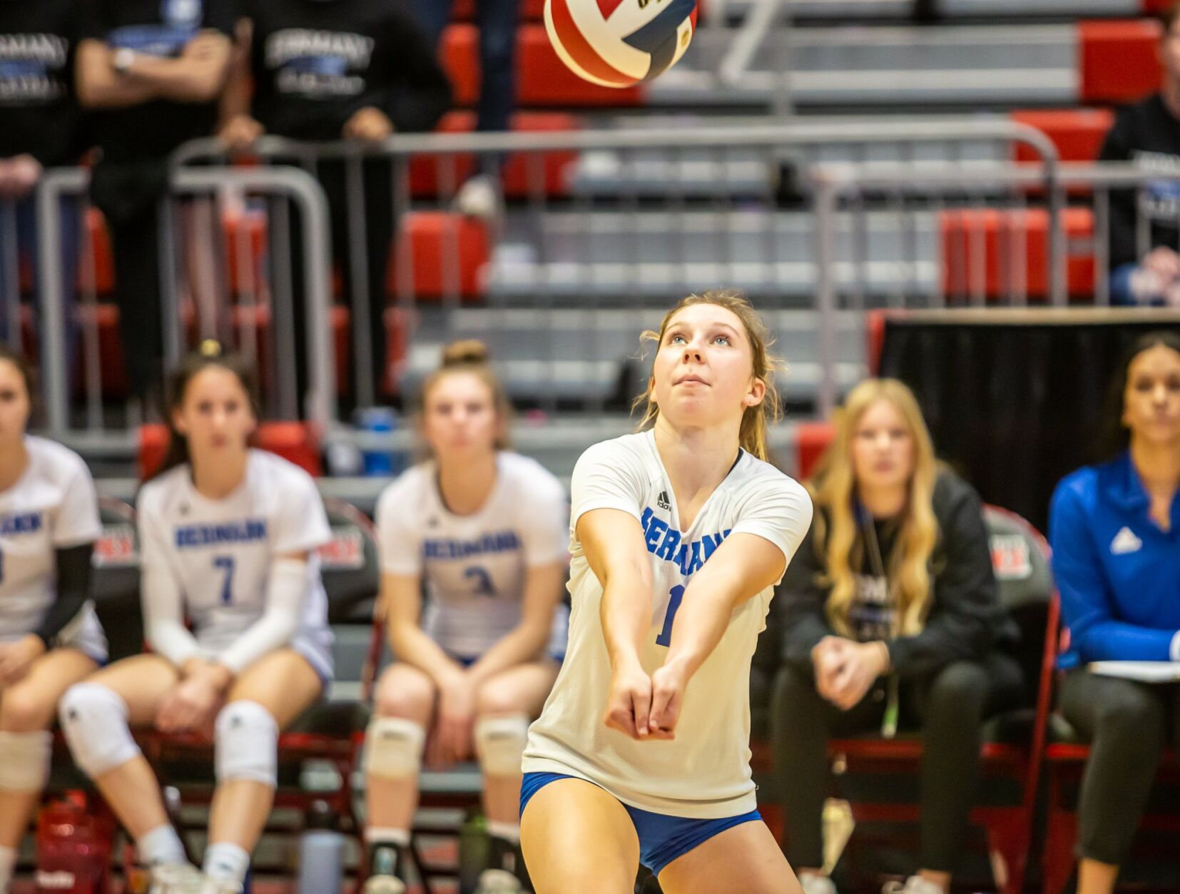Hermann vs. Strafford girls volleyball
